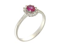 Anneau Mirco Visconti Femme in Or Rubino DL1/B5R